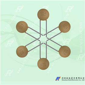 Low voltage porcelain chip capacitor